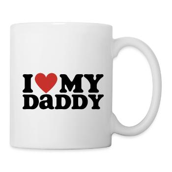I Love My Daddy - Mug - white - Right