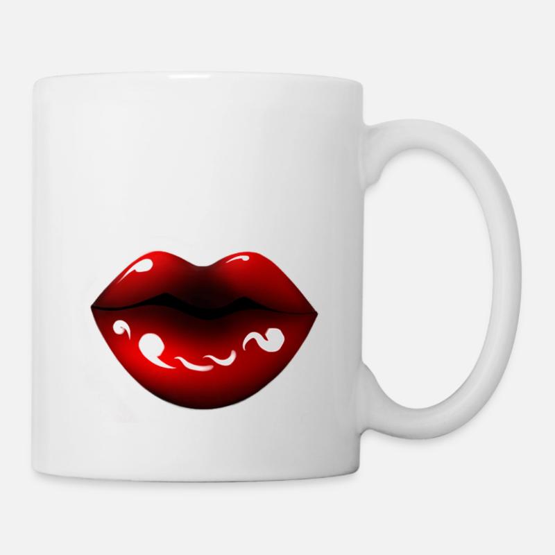 Red Lips - Mug - white