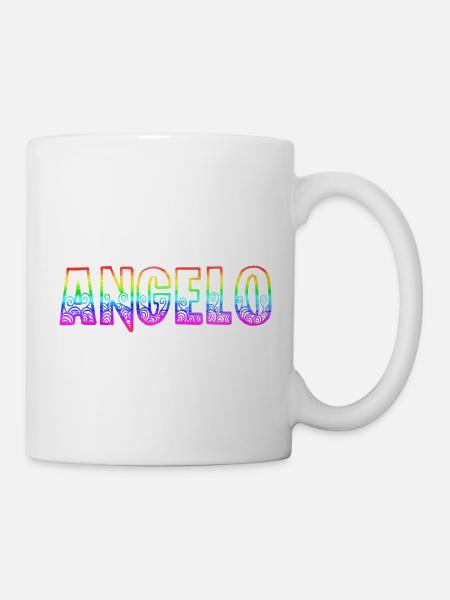 angelo rs regenbogen - Tasse - Weiß