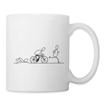 Triathlon - horizontal - Mug - white - Right