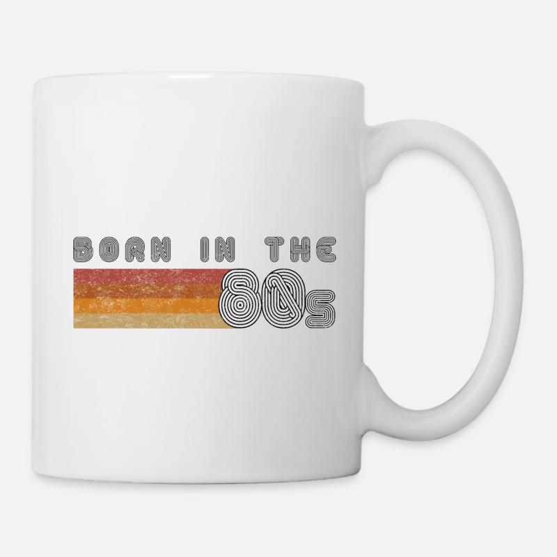 Born in the 80s - Mug - white