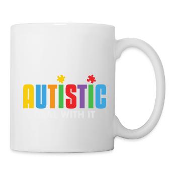 Mois de la sensibilisation à l’autisme - Mug blanc - blanc - Droite