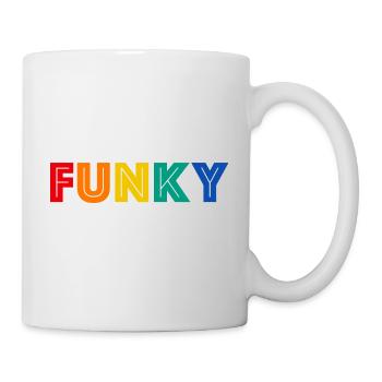 FUNKY Retro Funk Musik - Tasse - Weiß - Rechts