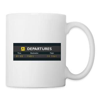 Padel Airport - Décollage imminent pour un Padel - Mug blanc - blanc - Droite