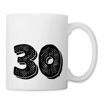 Ausgabe 30- 30 Jahre - Tasse - Weiß - Rechts