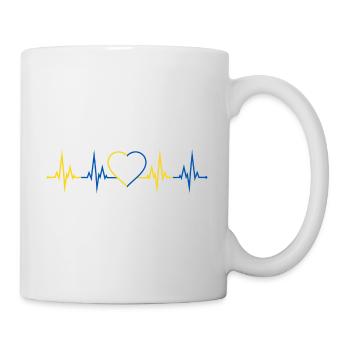 Heartbeat Ukraine - Mug - white - Right