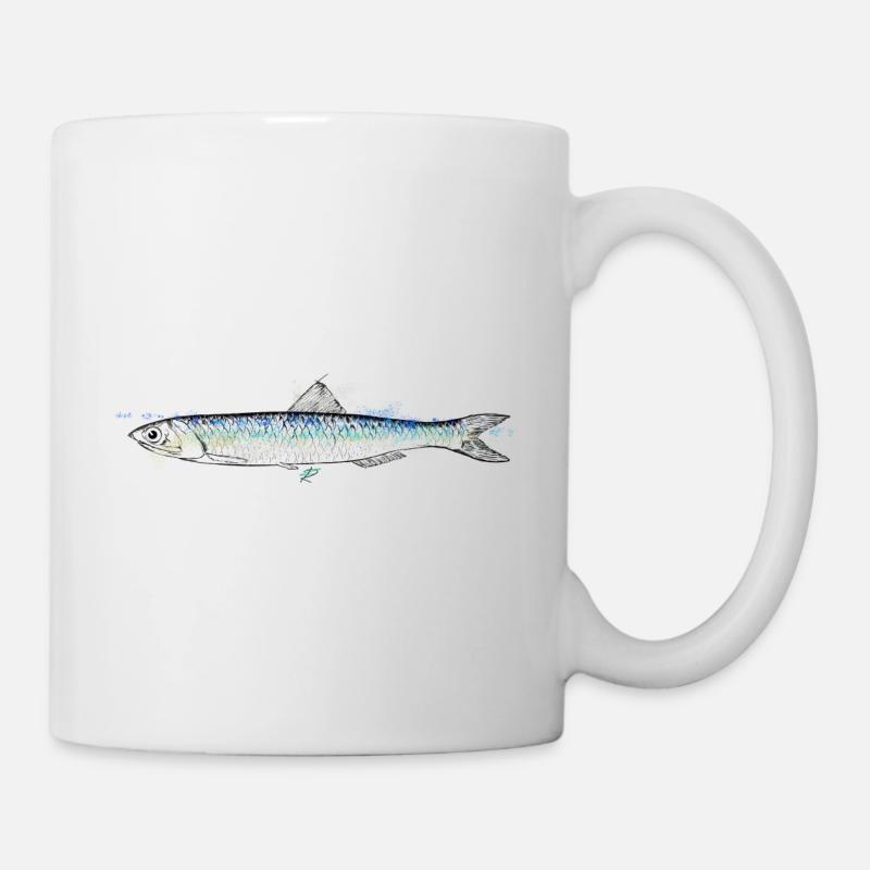Couleur anchois - Mug blanc - blanc