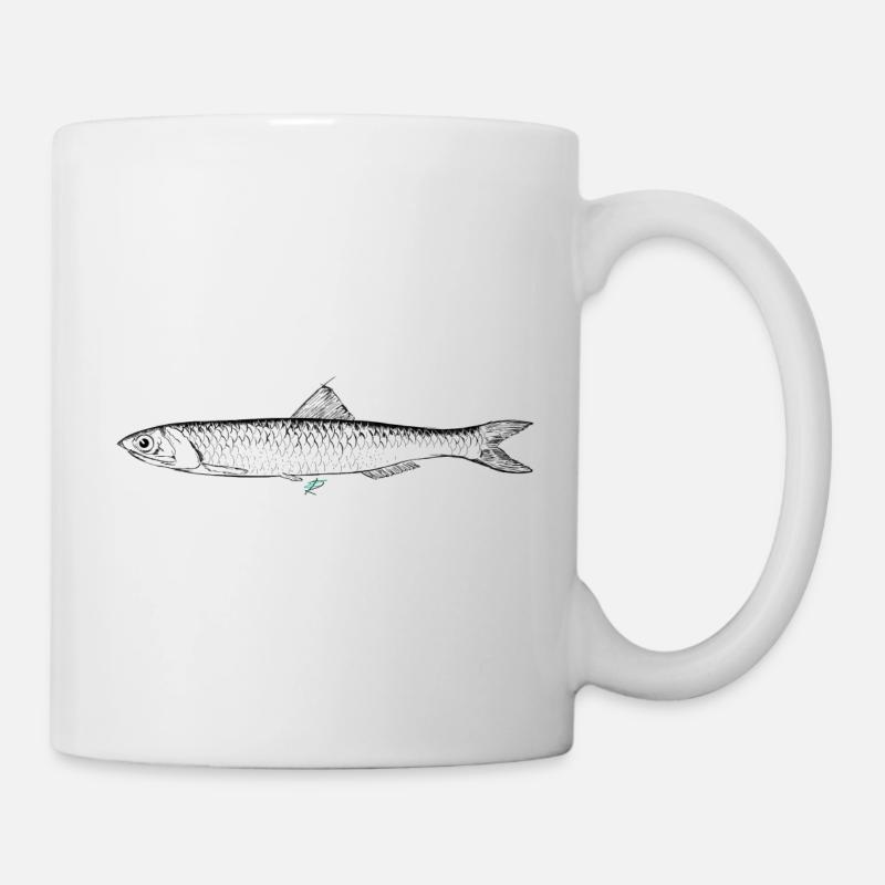 Sardelle - Tasse - Weiß