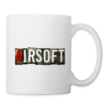 airsoft camouflage softair gamer tees cool gift - Tasse - Weiß - Rechts