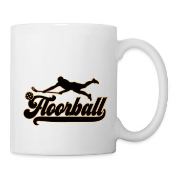 Les couleurs peuvent être modifiées | Joueur de Floorball Floorball - Mug blanc - blanc - Droite