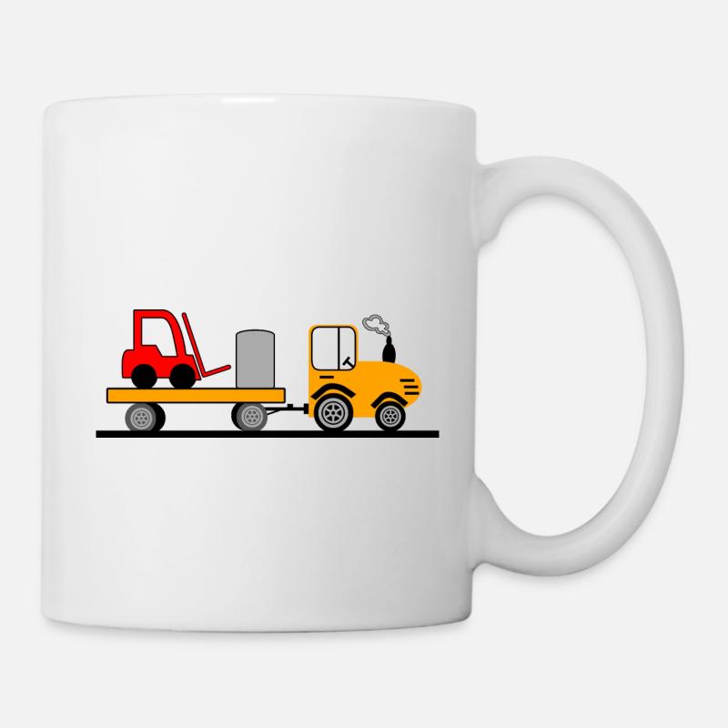 Traktor - Tasse - Weiß