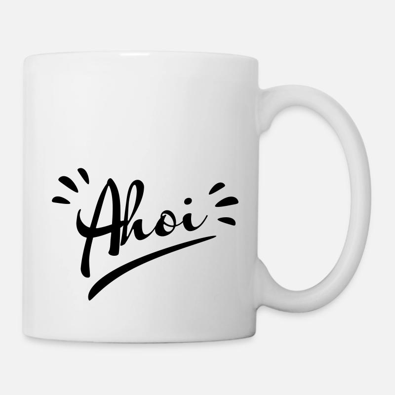 Ahoi - Tasse - Weiß