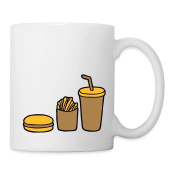 Burger Fries Cola - Mug - white - Right