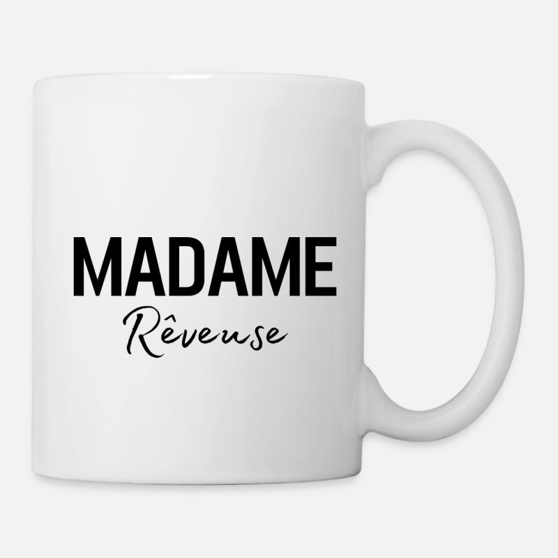 Madame rêveuse - Mug blanc - blanc