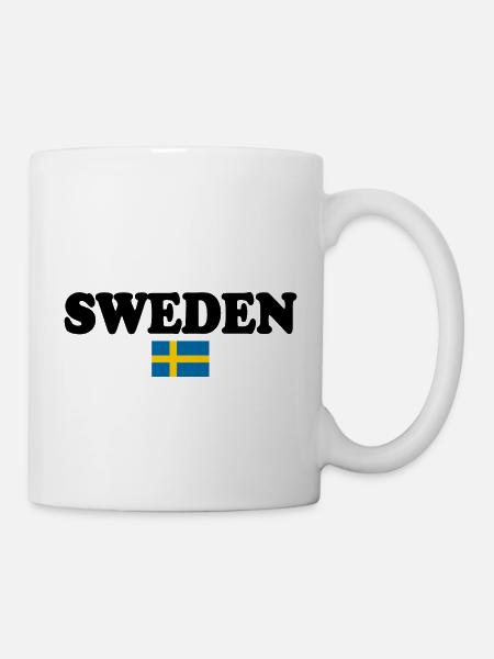 Suède - Mug blanc - blanc
