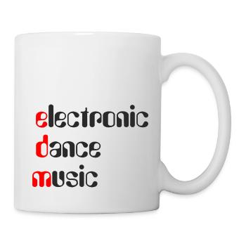 EDM Electronic Dance Music - Mug - white - Right