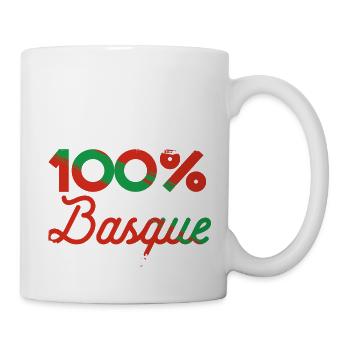 100% Basque - Mug blanc - blanc - Droite