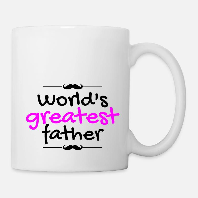 Der größte Vater der Welt!! - Tasse - Weiß