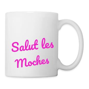 salut moches femme humour phrases drôles - Mug blanc - blanc - Droite
