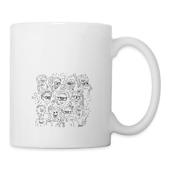 Kleb mich auf! - Tasse - Weiß - Rechts