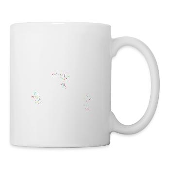 Alles gut-weiß bunt - Tasse - Weiß - Rechts