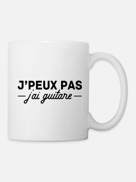 Guitare - Mug blanc - blanc