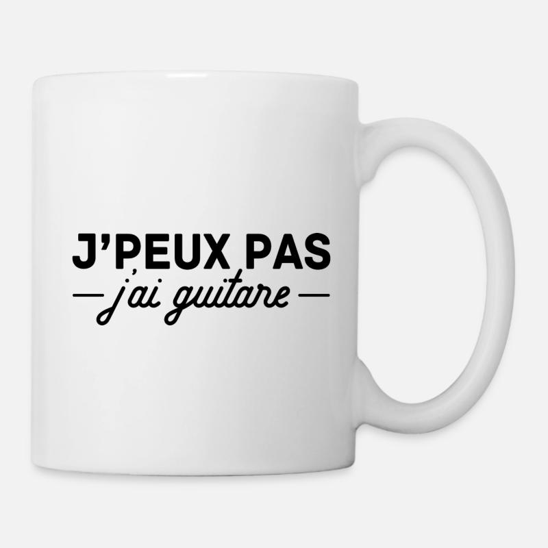 Guitare - Mug blanc - blanc