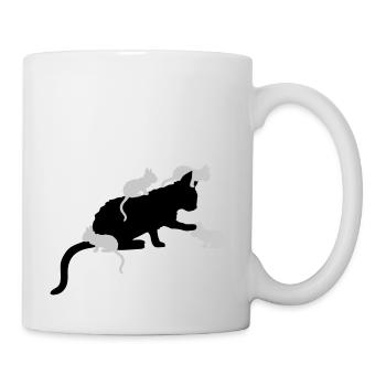 Beaucoup de chatons Mama Cat - Mug blanc - blanc - Droite