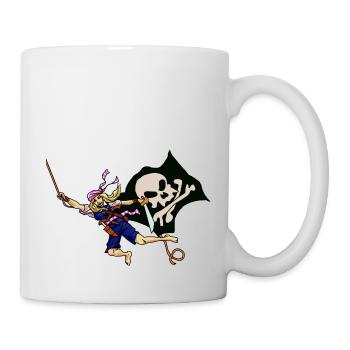 Pirate Girl - Mug blanc - blanc - Droite