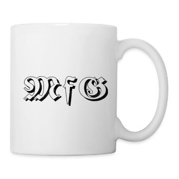 Mit freundlichen Grüßen - Tasse - Weiß - Rechts