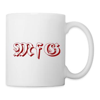 Mit freundlichen Grüßen - Tasse - Weiß - Rechts