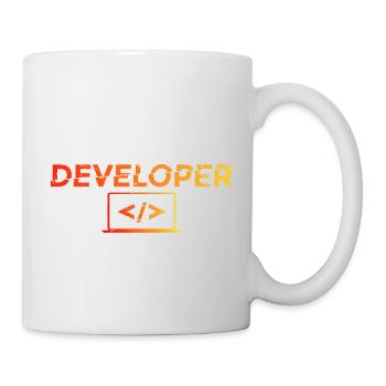 Développeur - Informatik IT EDV PC Computer Shirt - Mug blanc - blanc - Droite