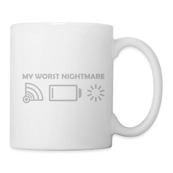 Logos my worst nightmare - Mug - white - Right