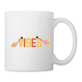 Vibes - Vibraphone Musician Vintage Jazz - Mug - white - Right