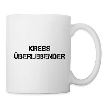 Krebs Überlebender - Tasse - Weiß - Rechts