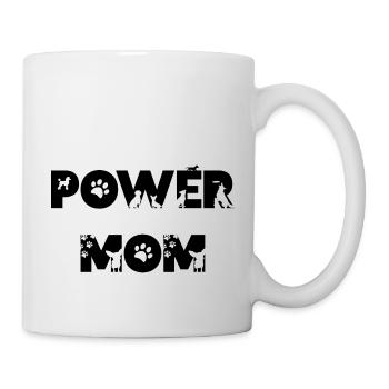 puissance maman maman maman chiens animaux de compagnie maman enfants - Mug blanc - blanc - Droite