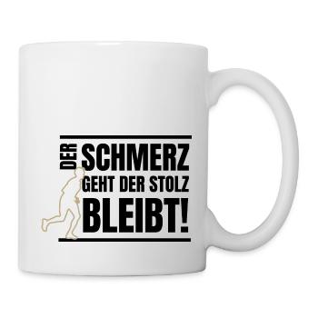 Fußball Soccer - Tasse - Weiß - Rechts