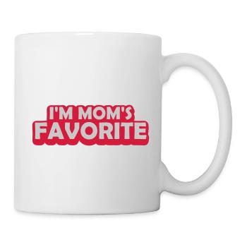 I m mom s - Tasse - Weiß - Rechts