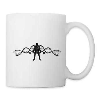 Bodybuilder Fitness Muscle Athlete Entraînement en force - Mug blanc - blanc - Droite