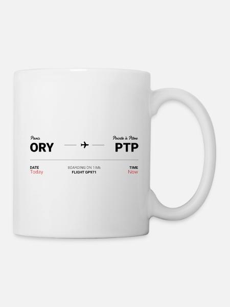 Paris - Pointe à Pitre - Mug blanc - blanc