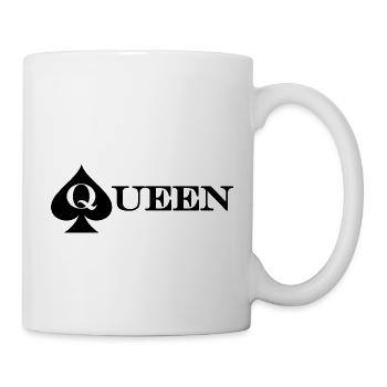 Queen of spades hotwife - Mug - white - Right