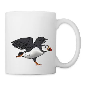 Macareux - Mug blanc - blanc - Droite