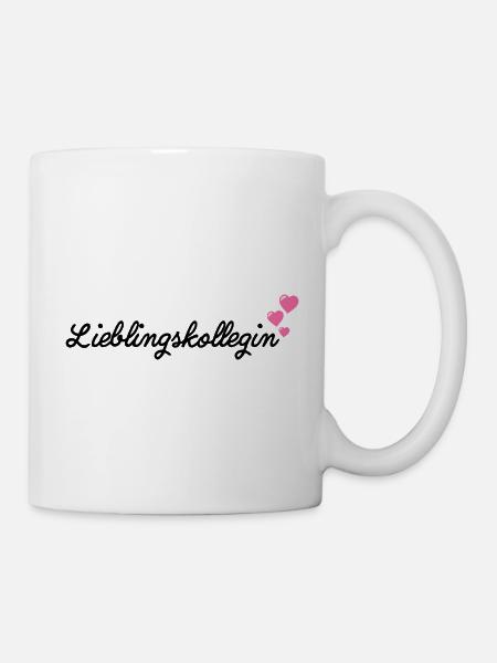 Lieblingskollege Kollege Abschiedsgeschenk Tasse - Tasse - Weiß