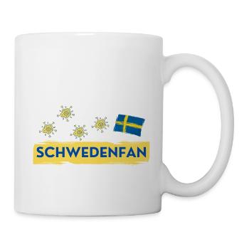 Schwedenfan Flagge - Tasse - Weiß - Rechts