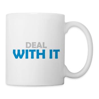 Funny Deal with it - Mug - white - Right