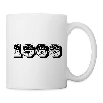 1983 Geburtsjahr Geschenk - Tasse - Weiß - Rechts
