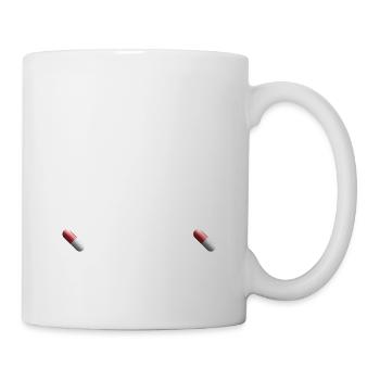 Büro lustiger Spruch Laune Geschenkidee Medikament - Tasse - Weiß - Rechts
