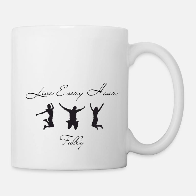 Live Every Hour - Mug blanc - blanc