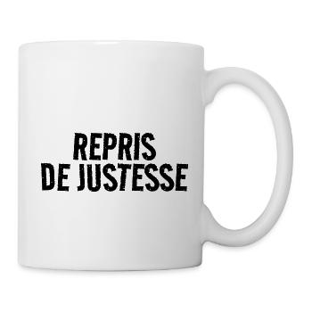 repris de justesse - Mug blanc - blanc - Droite