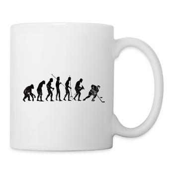 Eishockey Geschenk Wintersport Eishockeyteam - Tasse - Weiß - Rechts